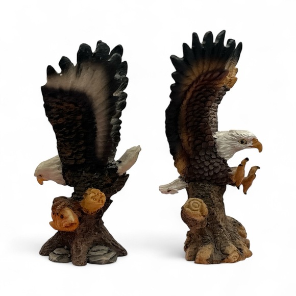 Ebros Gift, Two Resin Majestic Eagle Figurines - Picture 3 of 6